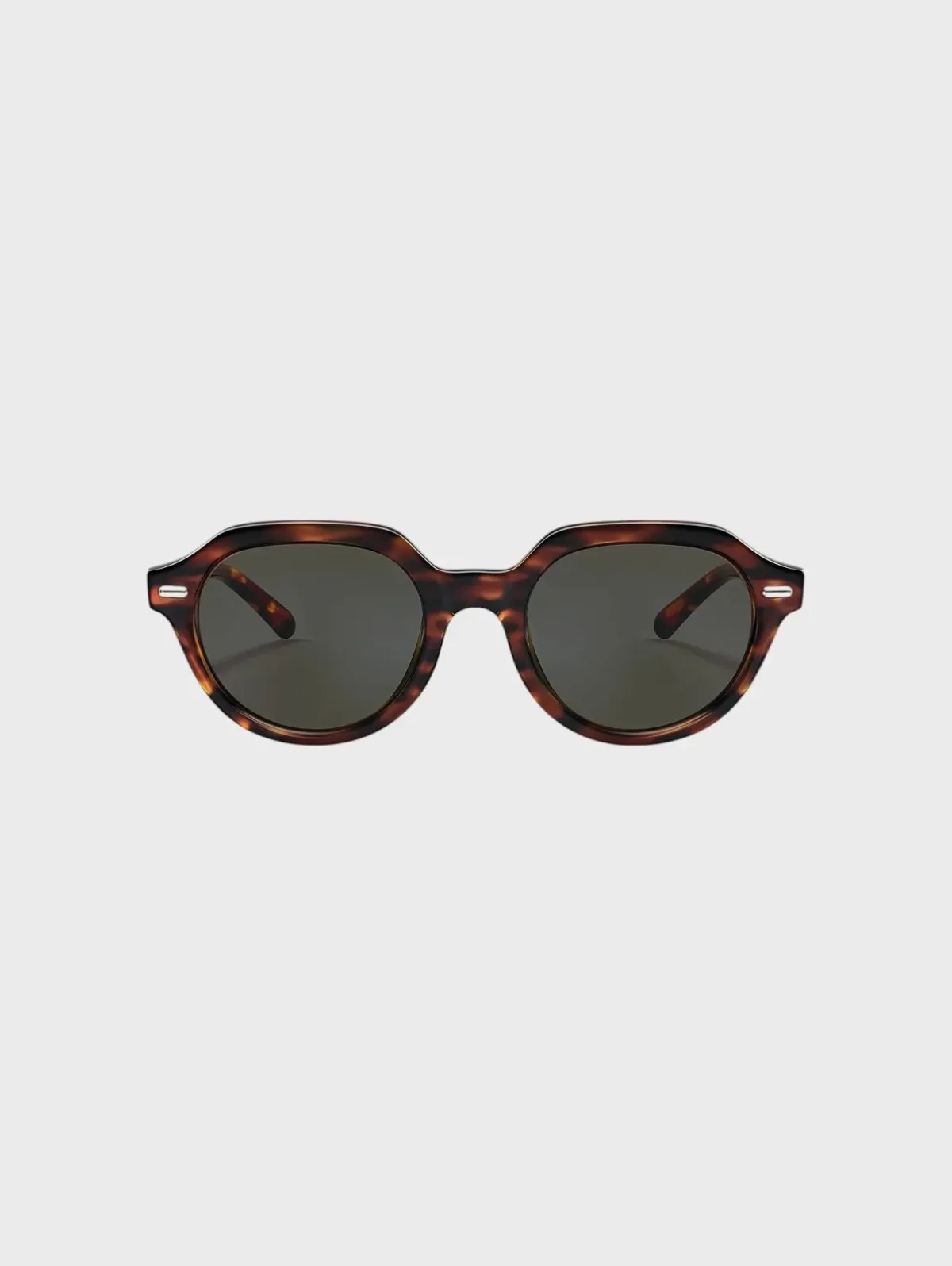 Tortoiseshell Round Sunglasses
