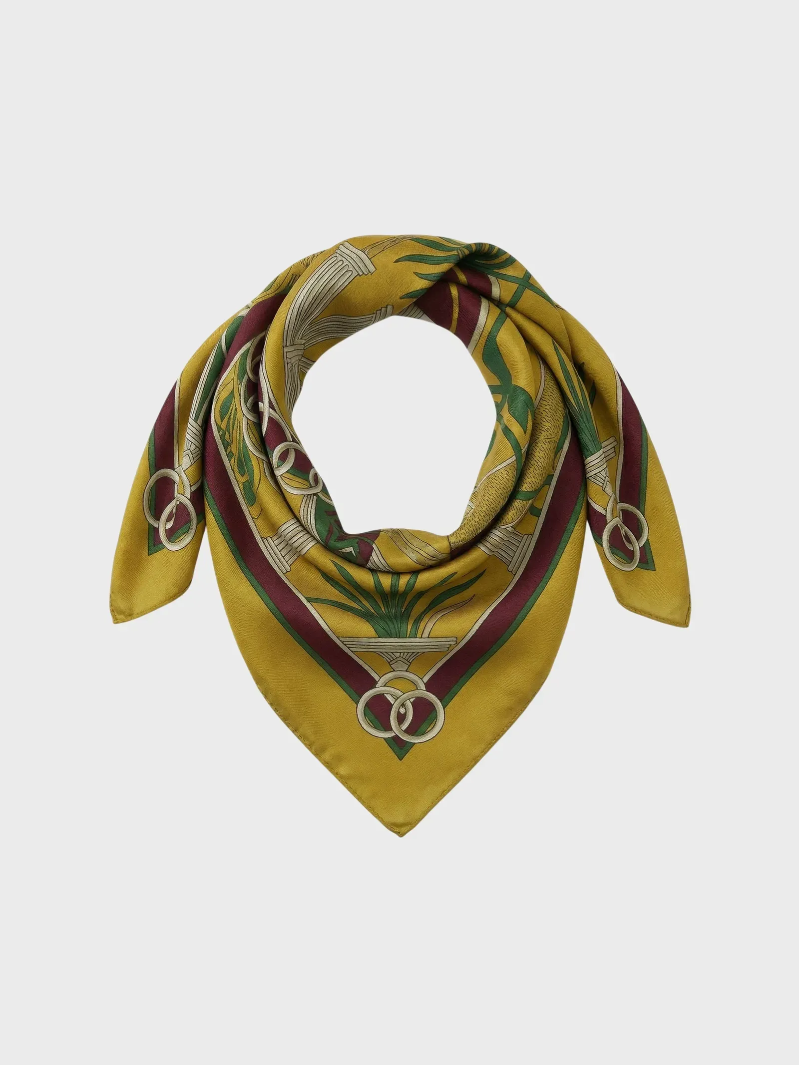Silk Pattern Neck Scarf
