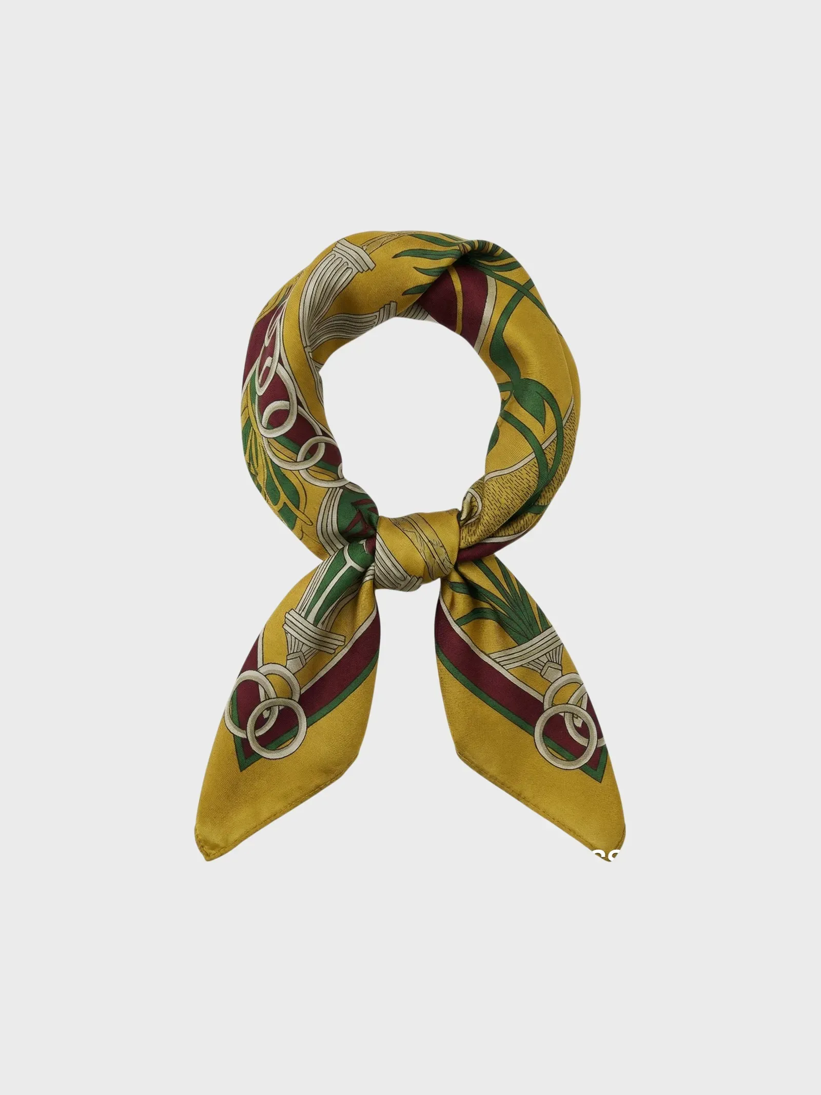 Silk Pattern Neck Scarf